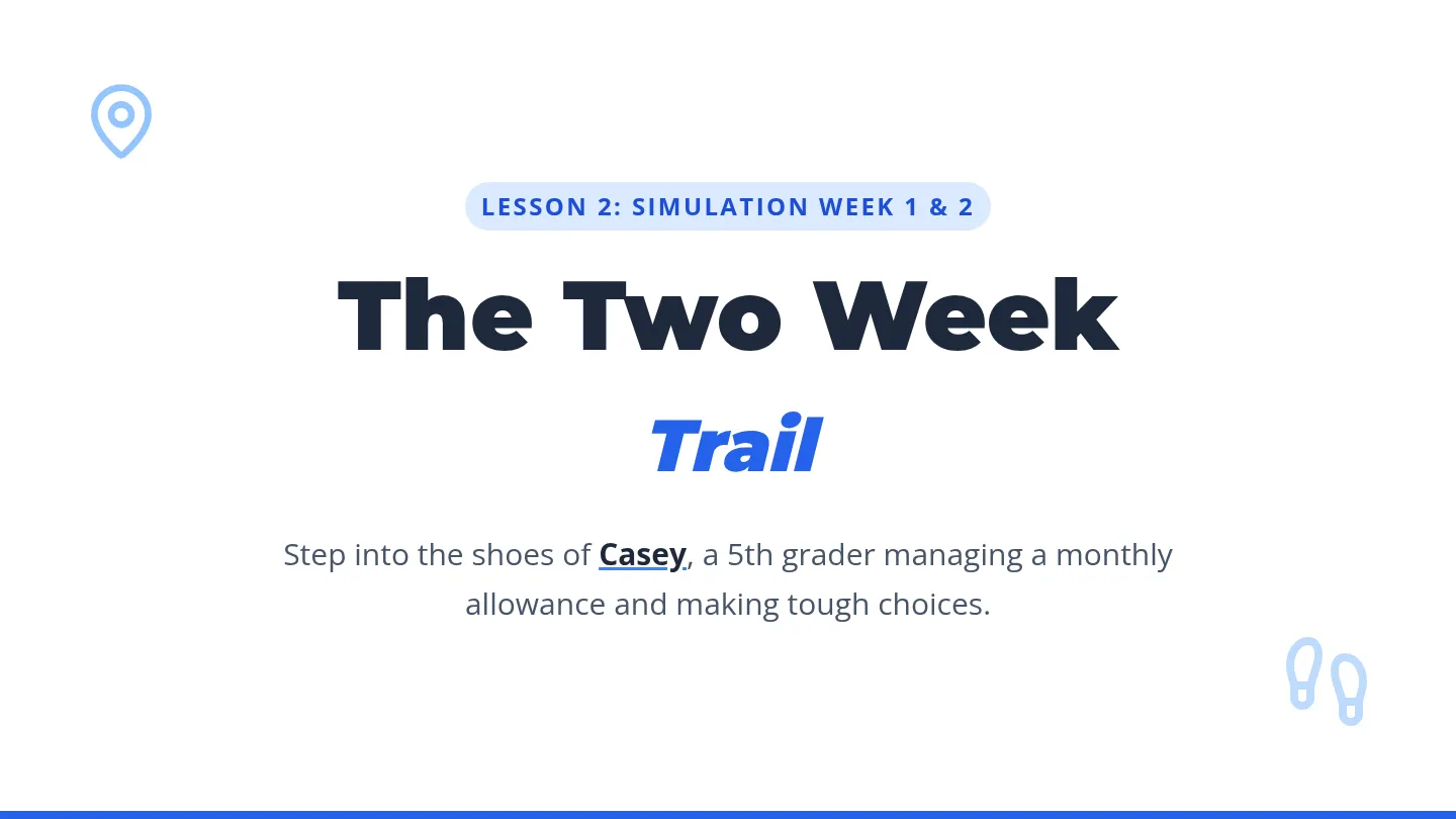 Two Week Trail Slides
